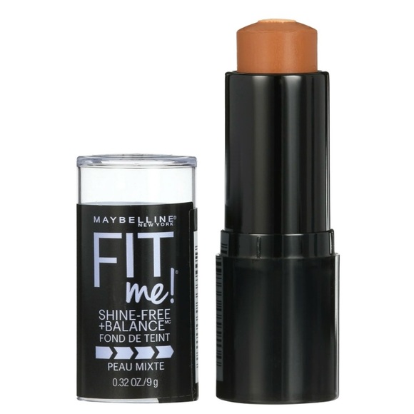 3/$10 Maybelline 355 Coconut Fit Me Shine Free + Balance Foundation Stick - Picture 1 of 3